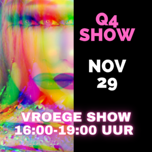 DRAGQUEEN DINNERSHOW ROTTERDAM 29 NOVEMBER 2025 VROEG