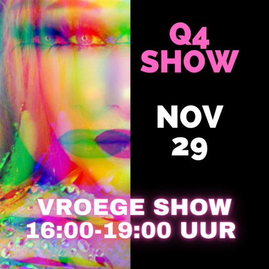DRAGQUEEN DINNERSHOW ROTTERDAM 29 NOVEMBER 2025 VROEG