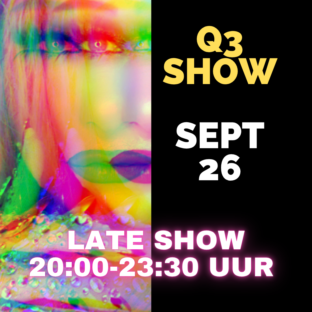 Dragqueen Dinnershow Rotterdam 26 September 2026 Laat