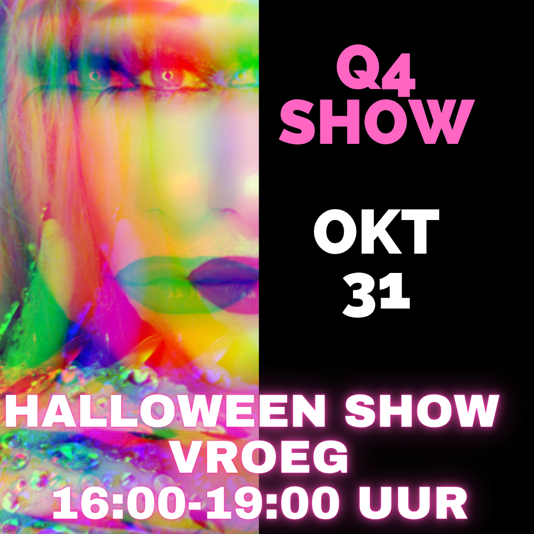 Dragqueen Dinnershow Rotterdam 31 Oktober 2026 Halloween vroeg